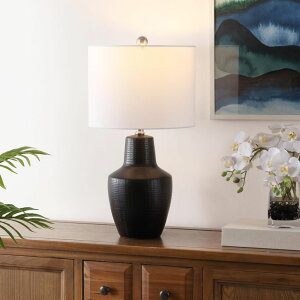 �T�t�@���B�� safavieh �e�[�u�������v �T�t�@�r�� �T�t�@���B�A SAFAVIEH Lighting Collection Voetta Black 23-inch Table Lamp (LED Bulb Included) �y���s�A���i�z