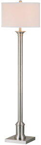 �T�t�@���B�� safavieh �e�[�u�������v �T�t�@�r�� �T�t�@���B�A SAFAVIEH Lighting Collection Livia Modern Farmhouse Nickel 60-inch Living Room Bedroom Home Office Standing Floor Lamp (LED Bulb Included) �y���s�A���i�z