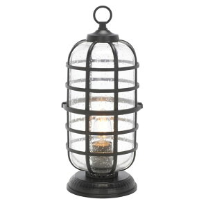 �T�t�@���B�� safavieh �e�[�u�������v �T�t�@�r�� �T�t�@���B�A SAFAVIEH Lighting Collection Rigel Black Outdoor 13-inch Table Lamp (LED Bulb Included) �y���s�A���i�z