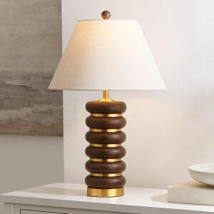 �T�t�@���B�� safavieh �e�[�u�������v �T�t�@�r�� �T�t�@���B�A SAFAVIEH Lighting Collection Arani Dark Brown/Brass 25-inch Table Lamp (LED Bulb Included) �y���s�A���i�z