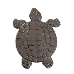 �~�� ��ѐ� �뉀 �m�� �� Sungmor Cast Iron Turtle Stepping Stones, Sturdy Metal Stepping Mat for Front Door, Outdoor Walkway Decorative Statue, Garden Path Pavers for Yard Lawn Landscaping �y���s�A���i�z