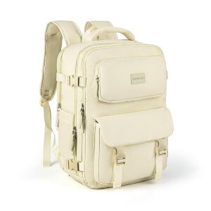 �C���R ���� �o�[�h �g���x���L�����A�[ PARAPOGEE Travel Backpack For Women, 25L Waterproof Laptop Daypack for Traveling Camping, Small Carry On Flight Approved Backpacks (Beige) �y���s�A���i�z