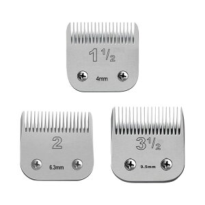 �y�b�g�o���J�� Professional Detachable Replacement Ceramic Blades set,compatible with oster Classic 76/Star-Teq/Power-Teq andi A*dis AGC,BDC,BGC,MBG Series Clippers (2#+1-1/2+3-1/2(3 pcs)) �y���s�A���i�z