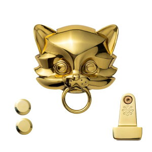 �h�A�m�b�J�[ Nifty Knockers - Essential Set- Keen Kitten (Brass) �y���s�A���i�z