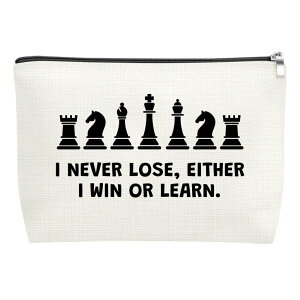 �`�F�X�Z�b�g Mxrymvu Chess Lover Gift Makeup Bags Chess Master Gift Chess Gifts for Players Teacher Coach Cosmetic Bags Board Game Lover Gifts for Birthday Christmas Retirement Travel Makeup Pouch �y���s�A���i�z