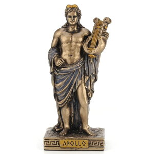 �`�F�X�Z�b�g Veronese Design Greek Gods Miniature Figurine (Apollo, Bronze) �y���s�A���i�z