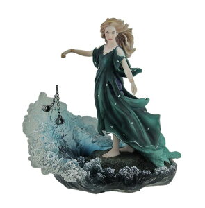 �`�F�X�Z�b�g Veronese Design Dechainee by Melanie Delon Rebellious Woman in Green Statue �y���s�A���i�z