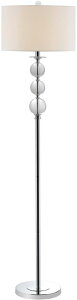 �T�t�@���B�� safavieh �e�[�u�������v �T�t�@�r�� �T�t�@���B�A SAFAVIEH Lighting Collection Pippa Contemporary Glass Stacked Globe 62-inch Living Room Bedroom Home Office Standing Floor Lamp �y���s�A���i�z