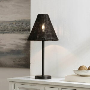 �T�t�@���B�� safavieh �e�[�u�������v �T�t�@�r�� �T�t�@���B�A SAFAVIEH Lighting Collection Ricki Black Rattan 24-inch Table Lamp (LED Bulb Included) �y���s�A���i�z