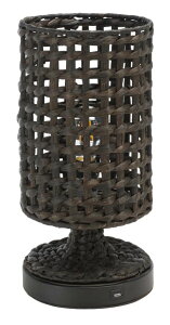 �T�t�@���B�� safavieh �e�[�u�������v �T�t�@�r�� �T�t�@���B�A SAFAVIEH Lighting Collection Knowles Black Water Hyacinth 16-inch Table Lamp with USB Charging Port (LED Bulb Included) �y���s�A���i�z