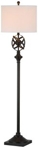 �T�t�@���B�� safavieh �e�[�u�������v �T�t�@�r�� �T�t�@���B�A SAFAVIEH Lighting Collection Franklin Rustic Farmhouse Armillary Oil-Rubbed Bronze 60-inch Living Room Bedroom Home Office Standing Floor Lamp (LED Bulb Included) �y��