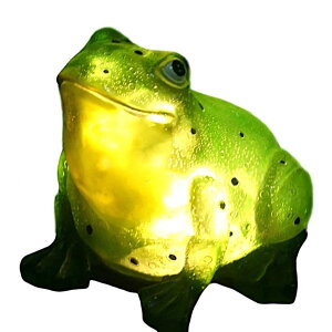 �K�[�f�����C�gLED�\�[���[���C�g �\�[���[�p���[ TIAAN Garden Decor, Garden Solar Light, 157807 Solar Powered Outdoor LED Light, Frog with LED Glowing Shells �y���s�A���i�z