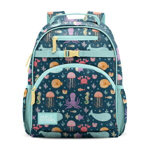 �C���R ���� �o�[�h �g���x���L�����A�[ Simple Modern Medium Toddler Backpack for School Girls and Boys | Kindergarten Elementary Kids Backpack | Fletcher Collection | Kids - 15 tall | Under the Sea �y���s�A���i�z