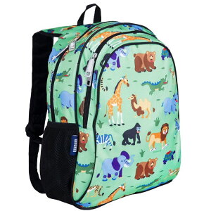 �C���R ���� �o�[�h �g���x���L�����A�[ Wildkin 15-inch Kids Backpack ? Durable, Padded, Adjustable for School & Travel - Wild Animals �y���s�A���i�z