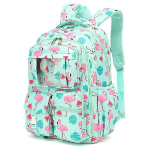 �C���R ���� �o�[�h �g���x���L�����A�[ Mimfutu Flamingo School Backpack for Girls, Kids Bookbag Elementary Middle High School Bags Women Laptop Back Pack Travel Daypacks �y���s�A���i�z