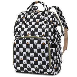 �C���R ���� �o�[�h �g���x���L�����A�[ Xunteny Checkered Cat Women Laptop Backpack, College School Backpack Bookbag 15.6 Inch Computer Backpacks for Work Business Travel �y���s�A���i�z