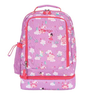 �C���R ���� �o�[�h �g���x���L�����A�[ Bentgo Kids 2-in-1 Backpack & Insulated Lunch Bag - Durable 16�h Backpack & Lunch Container in Unique Prints for School & Travel - Water Resistant, Padded & Large Compartments (Fairies) �y���s�A
