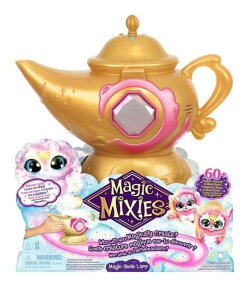 Magic Mixies �t�@���^�W�[�g�C Magic Mixies Magic Genie Lamp with Interactive 8 Pink Plush Toy and 60+ Sounds & Reactions. Unlock a Magic Ring and Reveal a Pink Genie from The Real Misting Lamp. Gifts for Kids, Ages 5+ �y���s�A���i�z