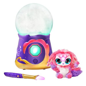 Magic Mixies �t�@���^�W�[�g�C Magic Mixies Magical Misting Crystal Ball with Interactive 8 inch Pink Plush Toy and 80+ Sounds and Reactions �y���s�A���i�z