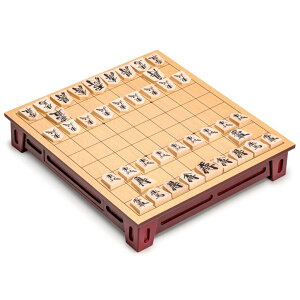 �`�F�X�Z�b�g Yellow Mountain Imports Shogi Japanese Chess Game Set - Wooden Board with Drawers and Traditional Koma Playing Pieces �y���s�A���i�z