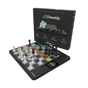 �`�F�X�Z�b�g ChessUp 2 - Electronic Chess Board by Bryght Labs - Built-in WiFi, Chess Engine - Includes Chess Set TouchSense Pieces - Light Up Smart Chess Board - with AI, Lessons, Wireless Play & Companion App �y���s�A���i�z