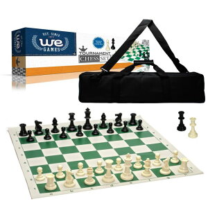 �`�F�X�Z�b�g Wood Expressions Tournament Chess Set with Canvas Bag - 3 3/4 King - Double Weighted Chessmen �y���s�A���i�z