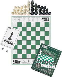 �`�F�X�Z�b�g Bobby Fischer? Learn to Play Chess Set Board Game (6 Count) �y���s�A���i�z
