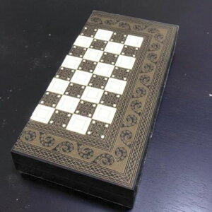 �`�F�X�Z�b�g 19.6 Classic Middle Eastern Backgammon Chess Set | Handmade Inlaid Wooden Board | Luxury Gift for Father, Husband or Men �y���s�A���i�z