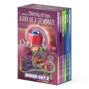 �A�����O�A�X �A�����K�X Among Us Inspired Boxed Set: 5 Epic Adventure Story Chapter Books (plus Bonus Coloring Book) for Kids Young Gaming Fans - Unofficial & Independent, Gift for Children Boys & Girls 8-12 years �y���s�A���i�z