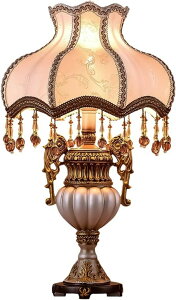 �T�t�@���B�� safavieh �e�[�u�������v �T�t�@�r�� �T�t�@���B�A SANDYHA European Style Table Lamp Victorian Table Lamp with Fabric Lampshade and Resin Lamp Body Tiffany European Style Desk Lamp Light for Bedroom Living Room Dining Roo 