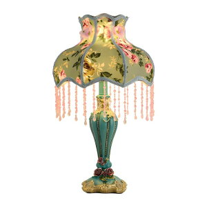 �T�t�@���B�� safavieh �e�[�u�������v �T�t�@�r�� �T�t�@���B�A SANDYHA Green Victorian Table Lamp European Style Fabric Desk Lamps with Fringe Beaded Lampshade Painted Resin Base Handmade Vintage Flower Bedside Night Light for Bedroo 