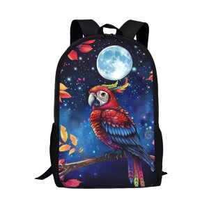 �C���R ���� �o�[�h �g���x���L�����A�[ Dolyues Parrot Backpack for Elementary Kids Girls Teens School Bag Junior Children Teens Kindergarten Bookbag Lightweight Schoolbag Bags 17 Inch �y���s�A���i�z