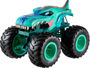 �z�b�g�E�B�[�� �����X�^�[�g���b�N Hot Wheels Monster Trucks Toy Truck, Colossal Mega-Wrex Fan-Favorite Character with Big Wheels & Bright Detail, Monster Trucks Live �y���s�A���i�z