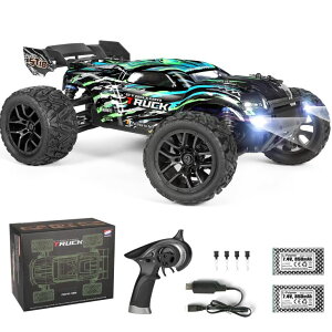 �z�b�g�E�B�[�� �����X�^�[�g���b�N HAIBOXING RC Cars Hailstorm, 36+KM/H High Speed 4WD 1:18 Scale Waterproof Truggy Remote Control Off Road Monster Truck with Two Rechargeable Batteries, All Terrain Toys for Kids and Adult �y���s�A���i
