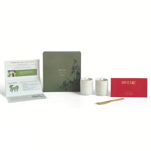 �`�F�X�Z�b�g Blueme 2026 Lunar New Year Candles | Growth & Balance | 2pk Mini Candles - Refillable Wellness Candle with Essential Oils, Soy Wax Blend in Luxury Ceramic Vessels, Natural Cotton Wicks | Mini 4 oz �y���s�A���i�z