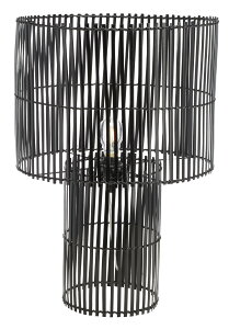 �T�t�@���B�� safavieh �e�[�u�������v �T�t�@�r�� �T�t�@���B�A SAFAVIEH Lighting Collection Elara Rattan Black 25-inch Table Lamp (LED Bulb Included) �y���s�A���i�z