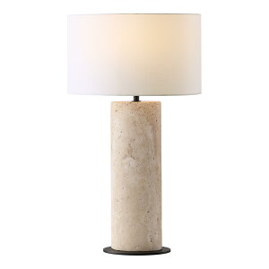 �T�t�@���B�� safavieh �e�[�u�������v �T�t�@�r�� �T�t�@���B�A SAFAVIEH Couture Lighting Collection - Jillianna Travertine & White Table Lamp, Modern Cylinder Base, LED Bulb Included (CTL1095A) �y���s�A���i�z