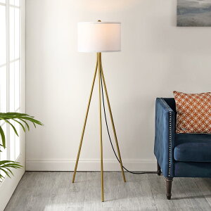 �T�t�@���B�� safavieh �e�[�u�������v �T�t�@�r�� �T�t�@���B�A SAFAVIEH Home Collection Galilea Gold 61-inch Tripod Floor Lamp (LED Bulb Included) �y���s�A���i�z