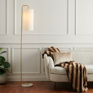�T�t�@���B�� safavieh �e�[�u�������v �T�t�@�r�� �T�t�@���B�A SAFAVIEH Home Collection Troilus Gold/White 64-inch Floor Lamp (LED Bulb Included) �y���s�A���i�z