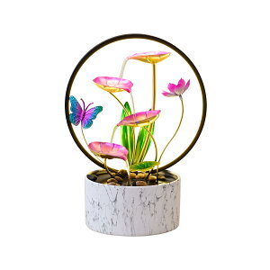 ��� ���� ��̃I�u�W�F �e�[�u���g�b�v�t�@�E���e�� �C���e���A���� QINGYINGGE 15�e�f H Small Tabletop Water Zen Fountain with Led Light for Indoor Meditation Yoga Spa Room Decor. �y���s�A���i�z