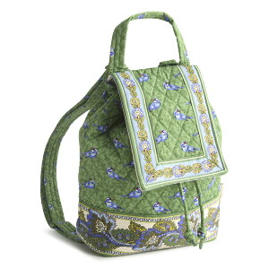 �C���R ���� �o�[�h �g���x���L�����A�[ Premium Cotton Original Drawstring Backpack, Green Birds, One Size �y���s�A���i�z