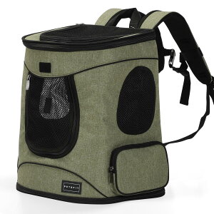 �C���R ���� �o�[�h �g���x���L�����A�[ Petsfit Pet Backpack Carrier with Upgrade Waist Cushion Design to Better Fit The Waist, Suitable for Small and Medium Dogs Cats, and Rabbits up to 18 Pounds �y���s�A���i�z