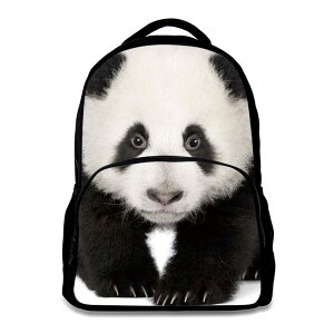 �C���R ���� �o�[�h �g���x���L�����A�[ ENDUO DESIGN Animal School Bag Panda School College Backpack Teenagers Casual Daypack,17 Inch Laptop Backpack for Kids �y���s�A���i�z