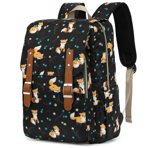�C���R ���� �o�[�h �g���x���L�����A�[ Kouxunt Fox Laptop Backpack for Women Girls, 15.6 inch College School Backpacks Travel Casual Daypack �y���s�A���i�z