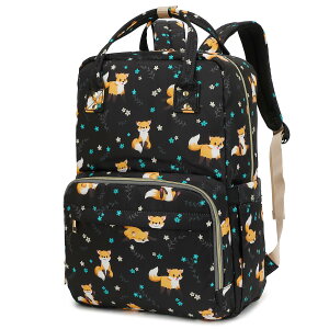 �C���R ���� �o�[�h �g���x���L�����A�[ Kouxunt Fox Laptop Backpack College Bookbag School Backpack for Women Girls, Travel Backpack 15.6 Inch Computer Backpacks �y���s�A���i�z