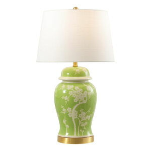 �T�t�@���B�� safavieh �e�[�u�������v �T�t�@�r�� �T�t�@���B�A JONATHAN Y 29.5 Green/White Traditional Ceramic Ginger Jar Table Lamp for Living Room, Chinoiserie Asian Bedside Lamp with White Linen Shade and LED Bulb Included (JYL30 