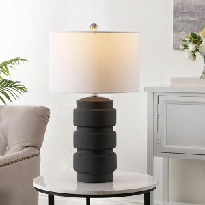 �T�t�@���B�� safavieh �e�[�u�������v �T�t�@�r�� �T�t�@���B�A SAFAVIEH Lighting Collection Sero Black 25-inch Table Lamp (LED Bulb Included) �y���s�A���i�z
