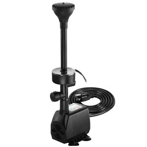 ��� ���� ��̃I�u�W�F �e�[�u���g�b�v�t�@�E���e�� �C���e���A���� COODIA 730GPH Submersible Pump Fountain with RGB Color Changing Ring Water Patterns Decoration Garden Pond Landscape 2800L/H, 110V/55W �y���s�A���i�z