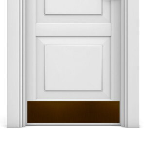 �h�A�m�b�J�[ Deck The Door - Door Kick Plate - Elegant Accent & Durable Protection - Anodized Aluminum - Includes Easy Self-Adhesive - 8x34, Oil Rubbed Bronze �y���s�A���i�z