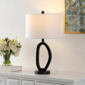 �T�t�@���B�� safavieh �e�[�u�������v �T�t�@�r�� �T�t�@���B�A SAFAVIEH Lighting Collection Verne Black 24-inch Table Lamp (LED Bulb Included) �y���s�A���i�z